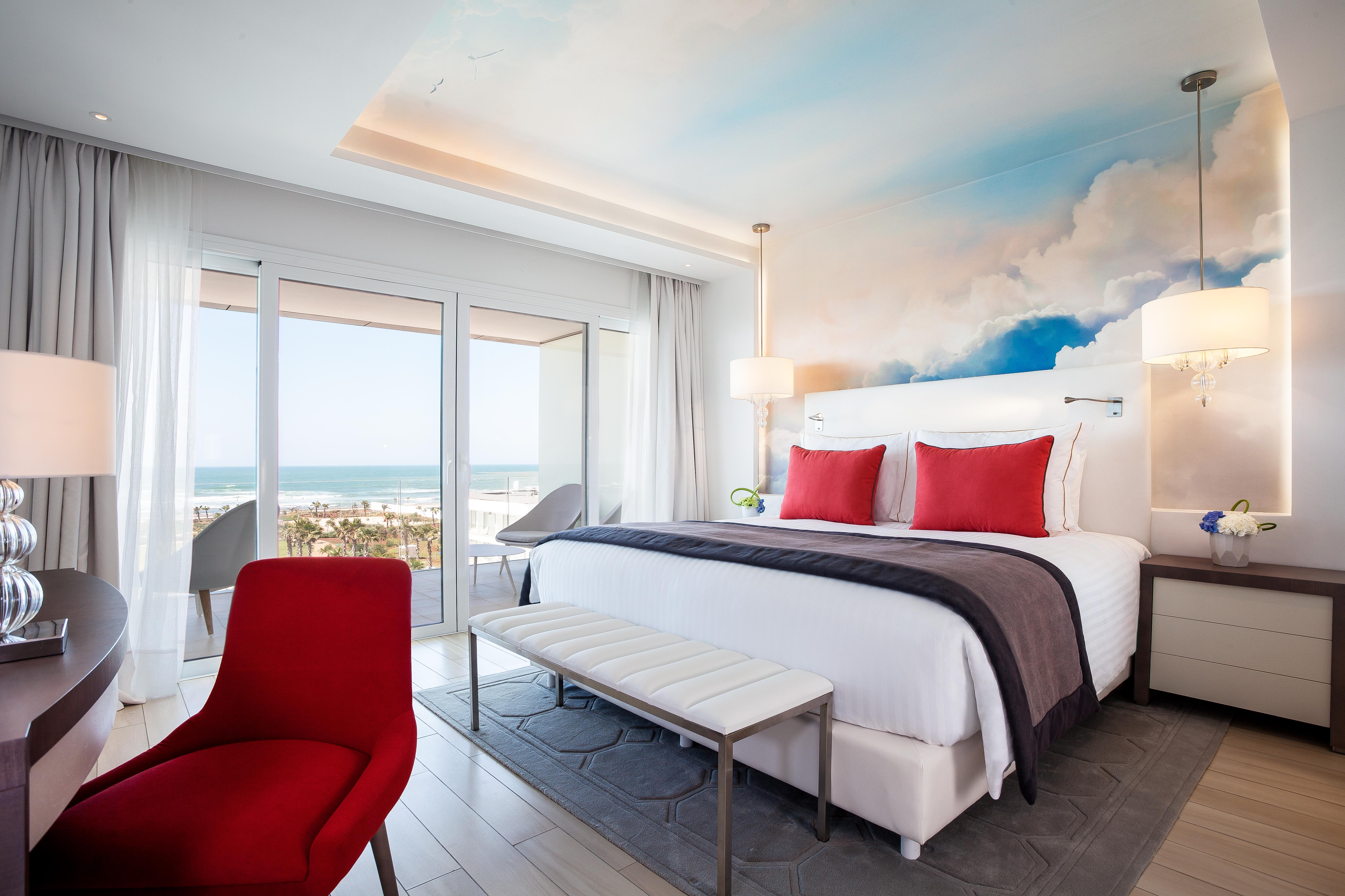 The View Bouznika Hotel Exterior photo A bedroom at the Hilton Tel Aviv